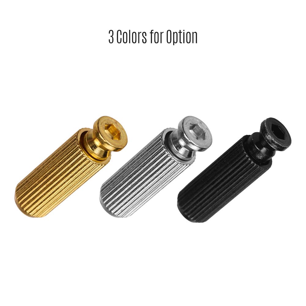 Doplay-BR SIUKE 2 PCS Metal Guitarra Elétrica Ponte Studs Âncoras Parafusos Diâmetro 8 MM Acessórios Substituições