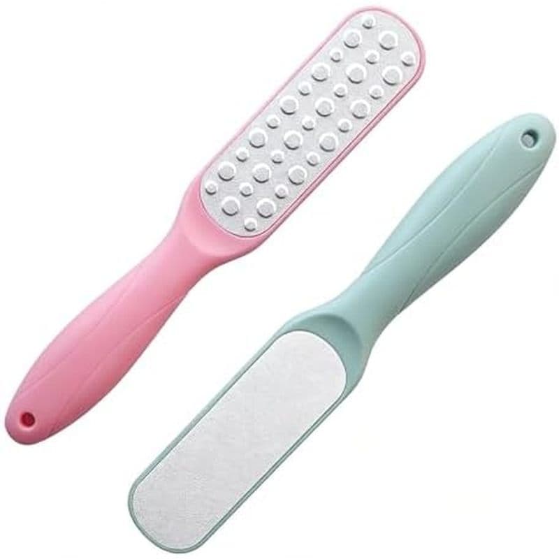 Arquivo De Pé De Pedicure Profissional De Dupla Face-Removedor De Calos De Aço Inoxidável Para Pele Dura , Uso Seco E Úm