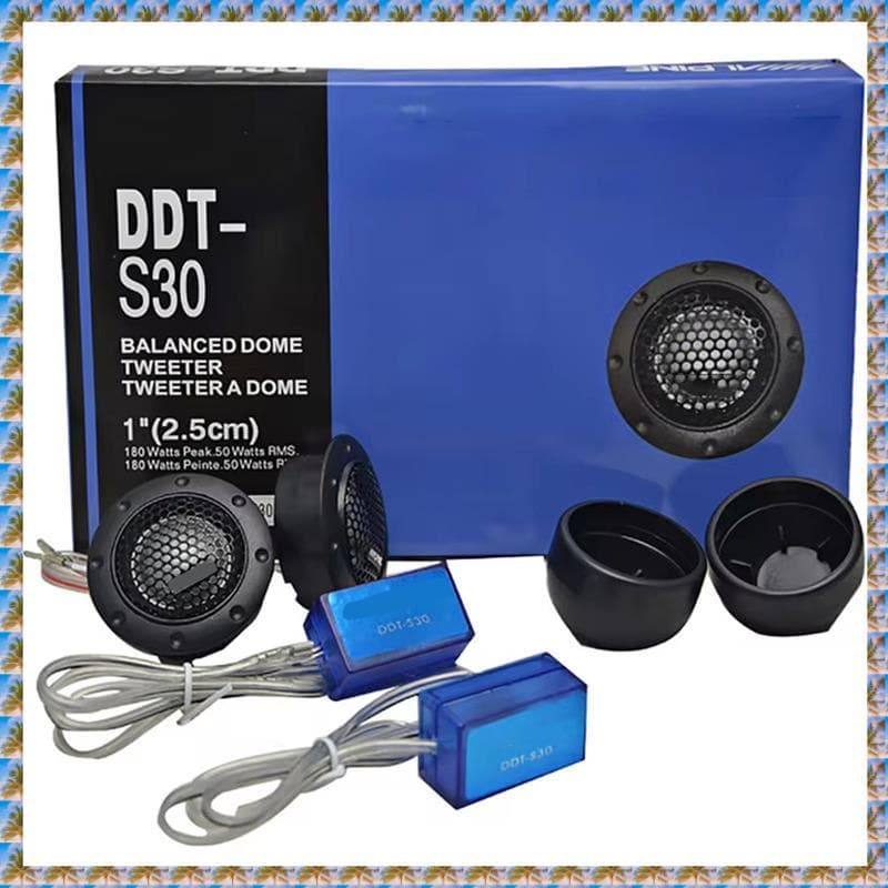 [bo7w15gmoh.br] DDT-S30 1 Par De Tweeter Para Carro , Filme De Seda De Áudio Modificação De Alto-Falante De Alta Frequên