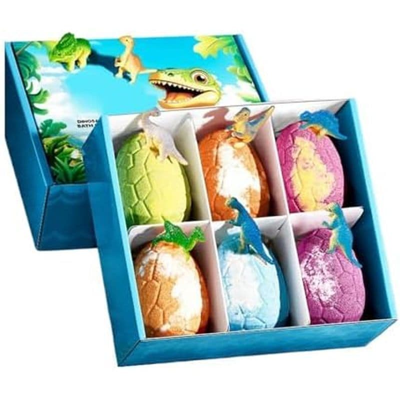Bolas De Banho Com Brinquedos Dentro Para Meninas Produto De 6 Peças | Bolha Sal Meninos Aniversário Feriado Verão Viage