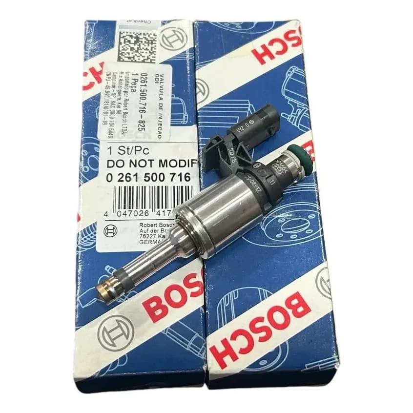 Bico Injetor Bosch 0261500716 VW Up Polo Virtus Nivus 1.0 TSI Injeção Direta Original Flex EA211