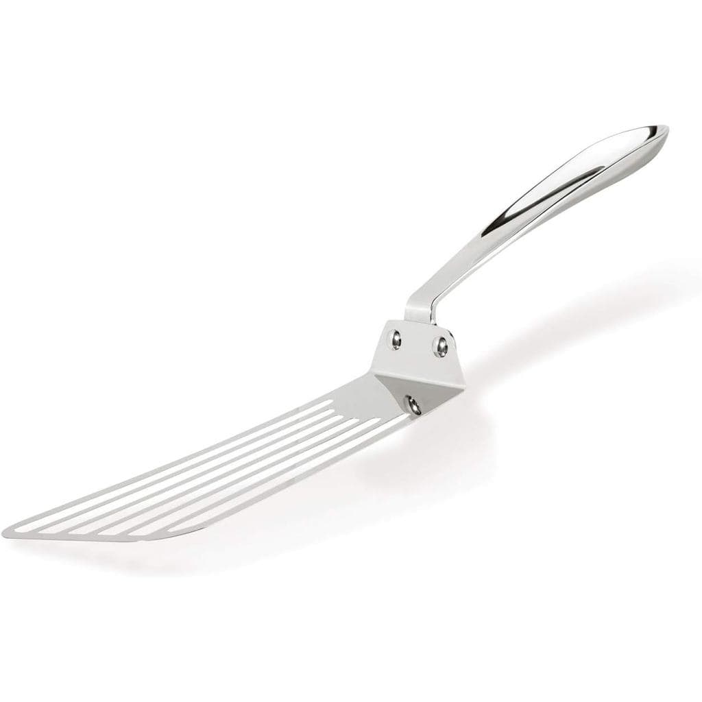Espátula com Fenda All-Clad Specialty em Aço Inoxidável, Utensílio de Cozinha, Cor Prata