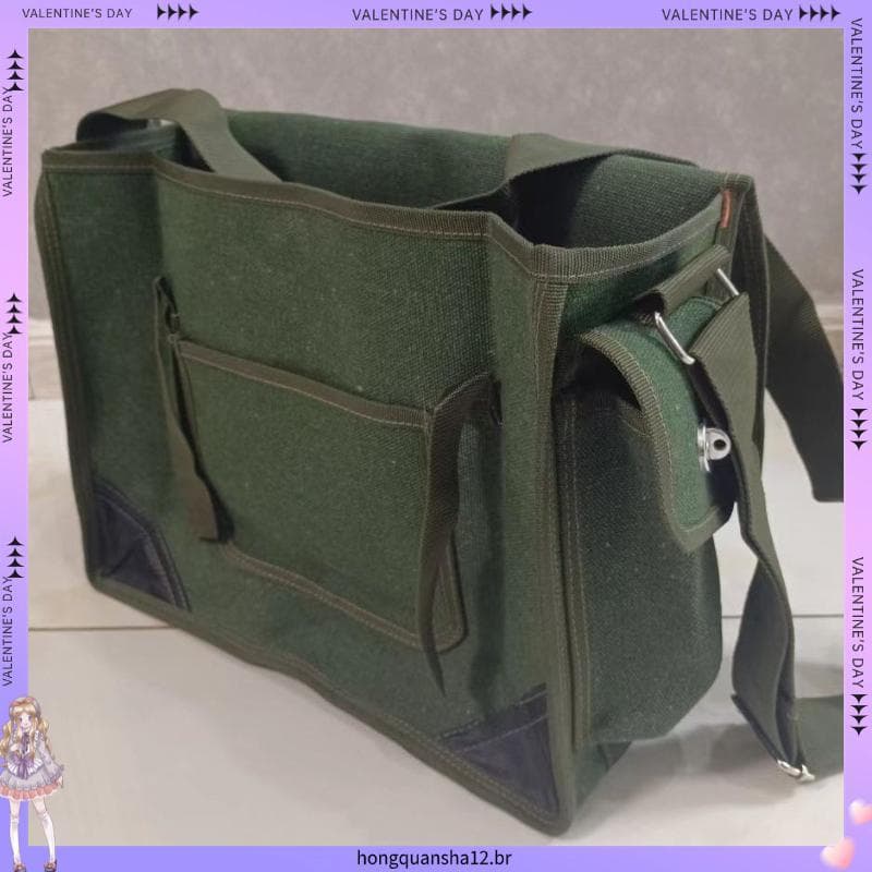 Bolsa de ferramentas de lona grossa, bolsa de ferramentas para trabalhar madeira, multifuncional, bolsa de ferramentas p