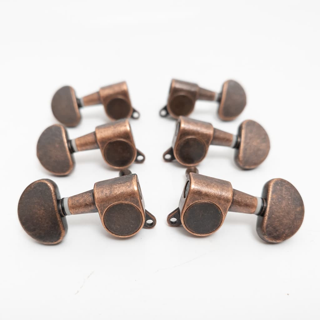 Afinadores De Guitarra 3L3R/3L4R/4L3R/4L4R/6R/6L Estilo Vintage Tuning Pegs Cabeças De Máquina Botões De Barril Acessóri