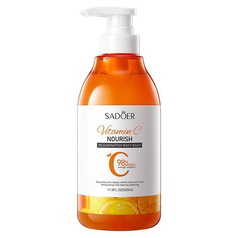 Gel de Banho com Vitamina C e Niacinamida de Limão |   Gel de Banho de Beleza Coreana |   Limpeza Profunda e Nutrição |