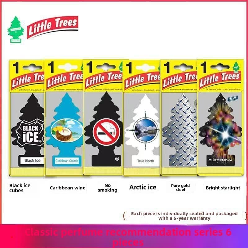 ENVIO RÁPIDO: Aromatizador de Ar itret American Little Tree para Carro, Decoração Suspensa, Bálsamo Aromático para Veícu