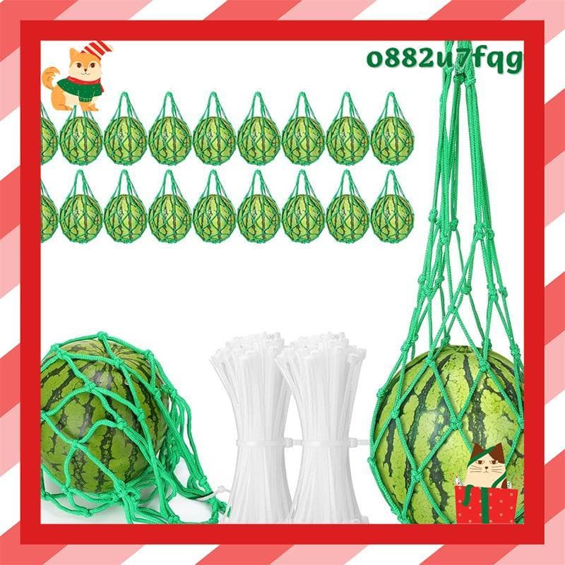 Rede De Melão Com 20 Pacotes Para Jardim , Suporta Proteção De Melancia , Squash E Cantalupes o882u7fqg.br
