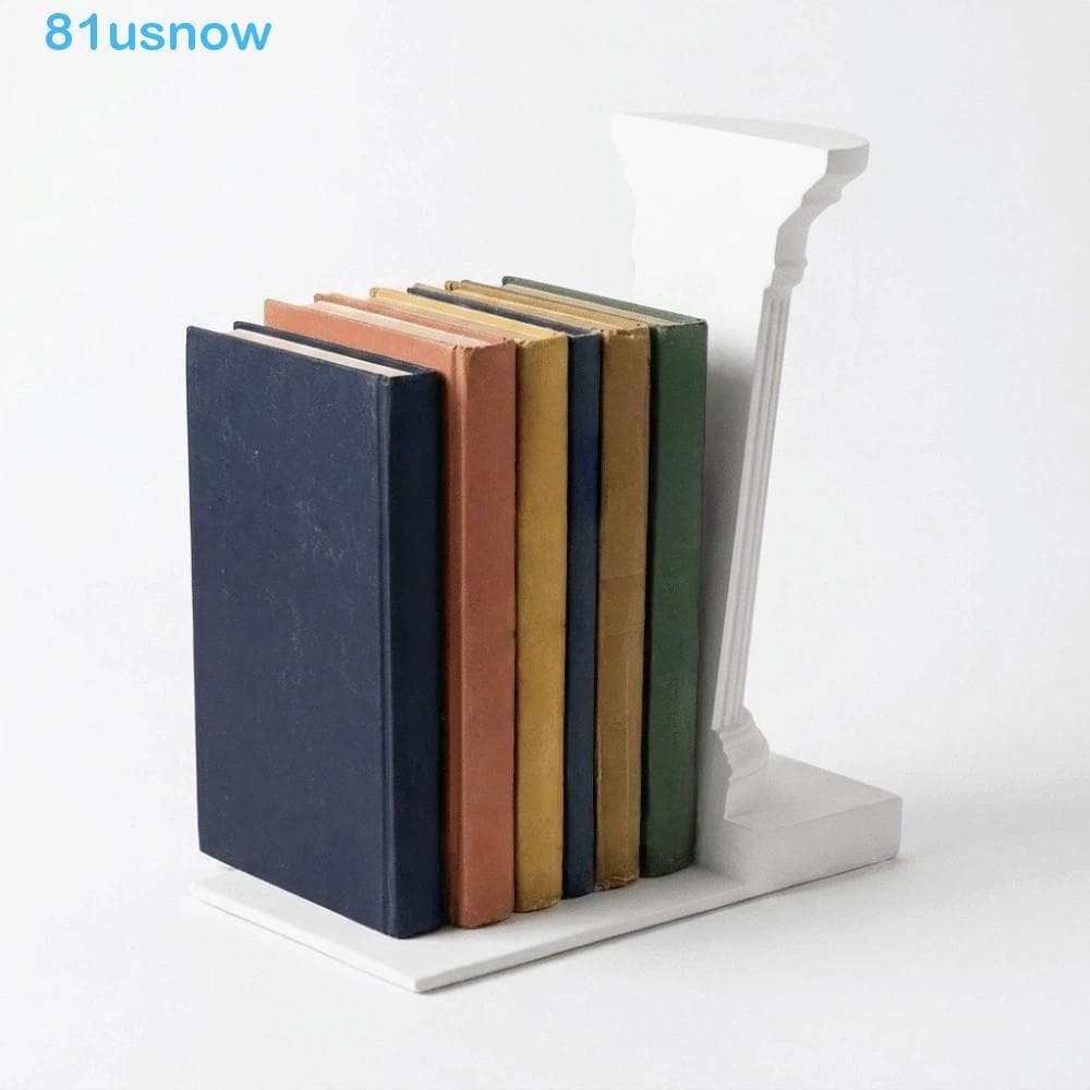 1 Par De Suporte Para Livros Estilo Arquitetura , Extremidade De Livro De Coluna Romana Artística Estável , Impressão 3D