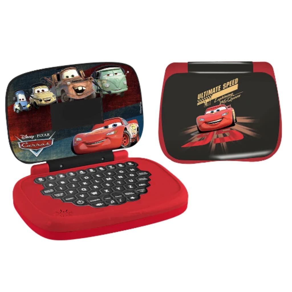 Brinquedo Laptop Infantil Carros Bilingue Musical Candide 71012