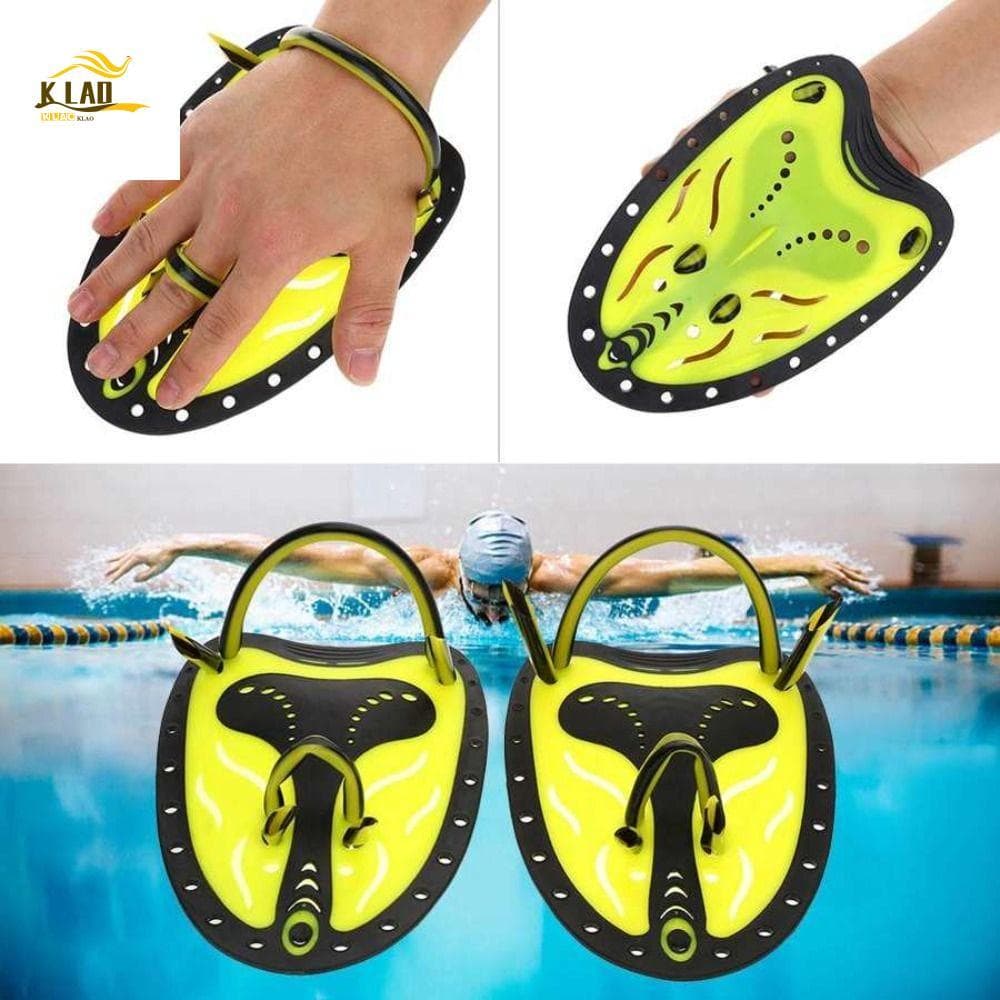 KLAOSD Remos De Natação Mão Dedo Webbed Paddle Cursos Prática Sapo Cintas Ajustáveis Correção Barbatanas De