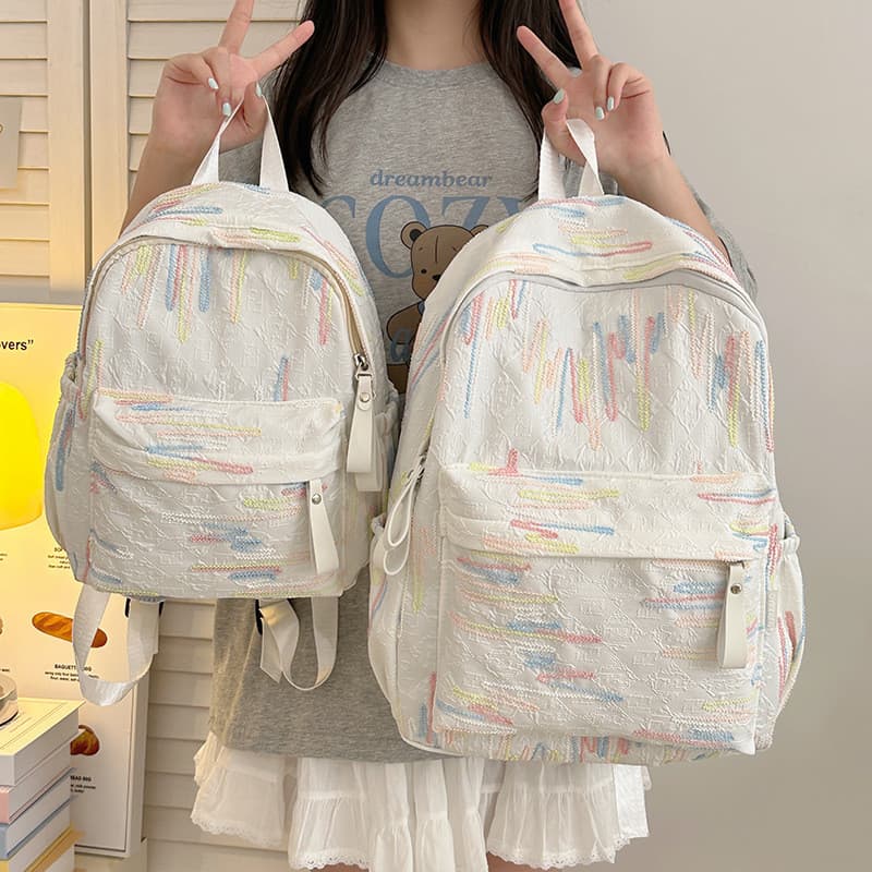 Estilo japonês All-Match mochila de viagem pequena feminina estudante universitário leve saco de mamãe Mini mochila pequ