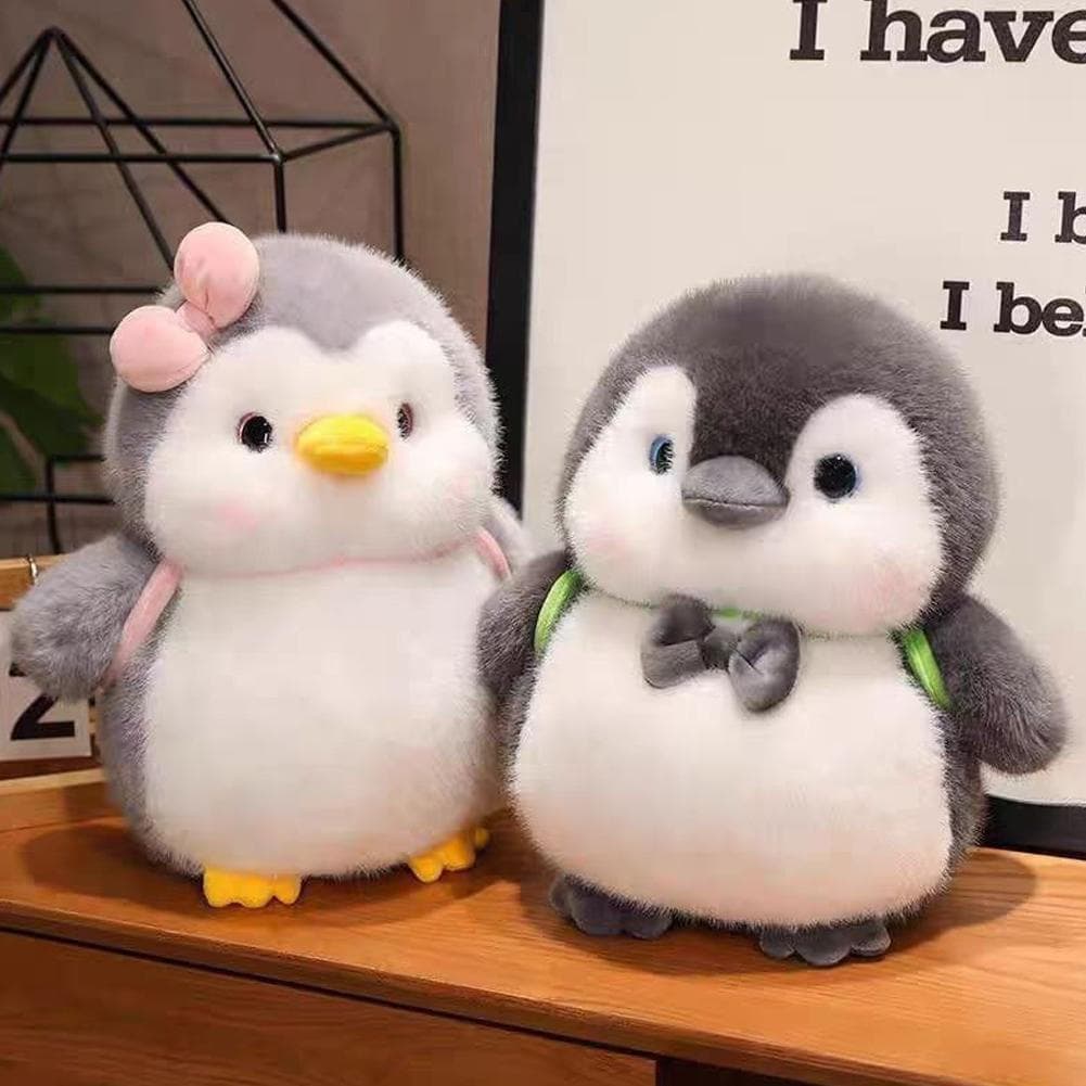 Pinguim Bonito Brinquedo De Pelúcia Truant Casal Boneca Macia Menina Aniversário Travesseiro Presente C9q3