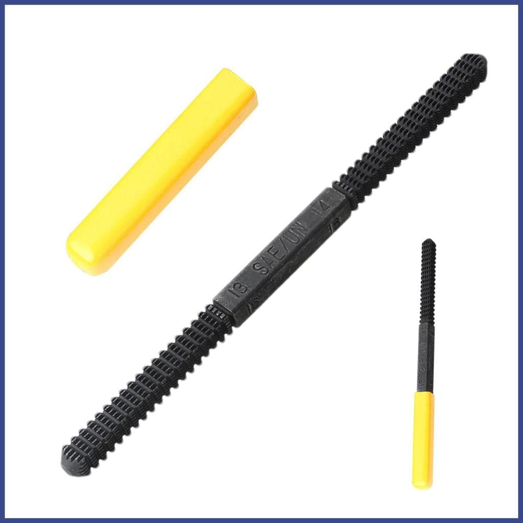 Arquivo De Reparo De Rosca Alta Dureza Preto Ferramenta Manual Resistente Métrica Polegada Para Parafusos Tubos De Água