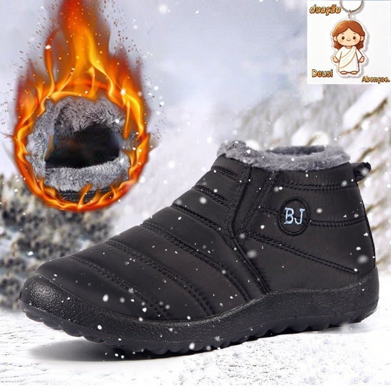 Botas de Inverno Leves Unissex Impermeáveis e Antiderrapantes