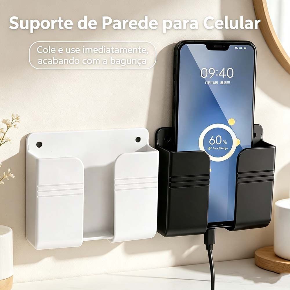 1/2/3 Pcs Suporte Para Controle Remoto Prático, Suporte Multiuso De Parede Para Celular Controle Plástico Para