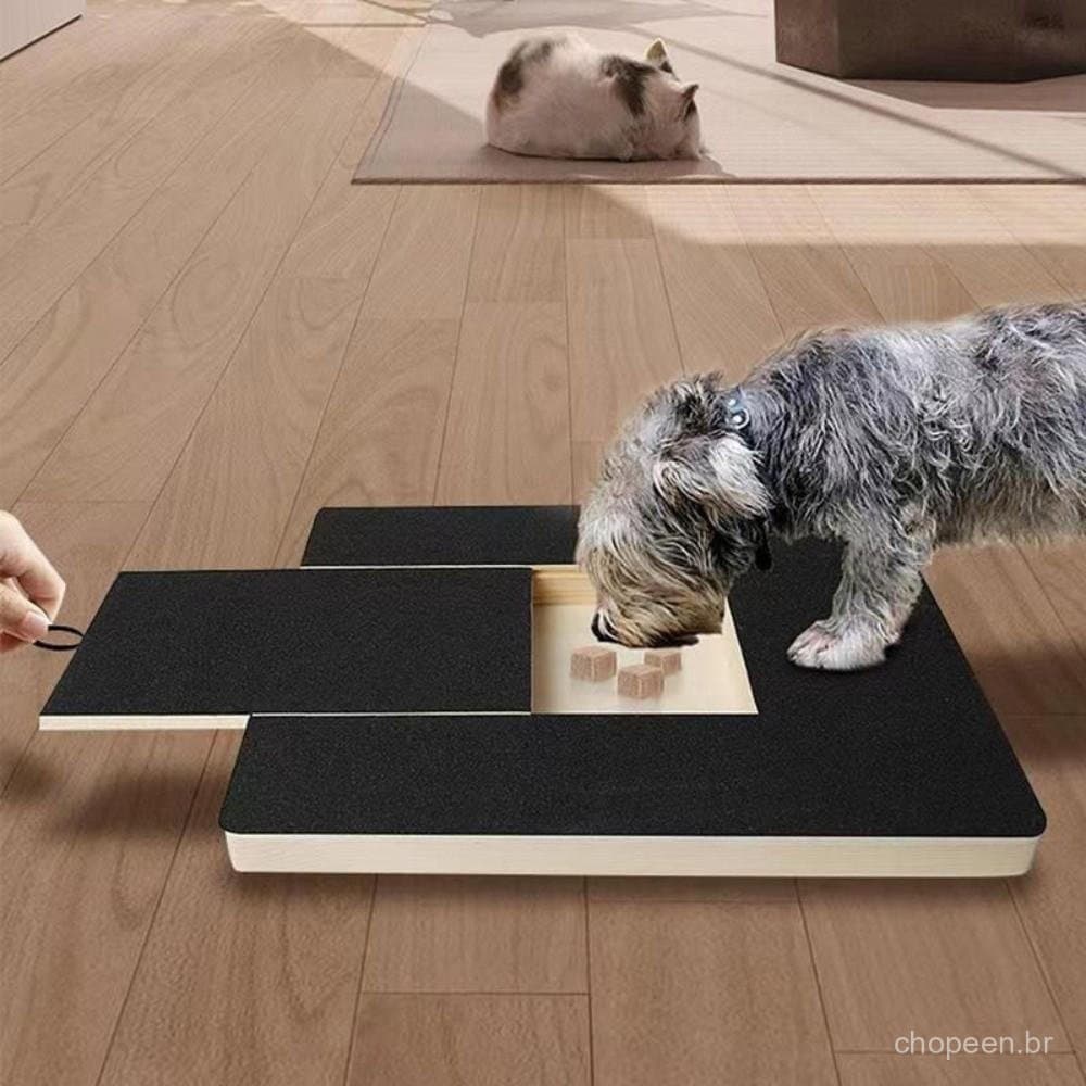 Placa para afiar as garras de cães, lixa de unhas para cães removível, caixa de petiscos resistente ao desgaste, artigos