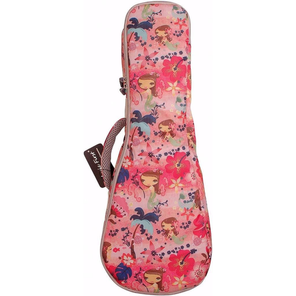 MUSIC FIRST® Pink “Little Mermaid”, Ukulele Bag Ukulele Case Ukulele Cover, New Arrial, Original Design, Best Gift! (23/