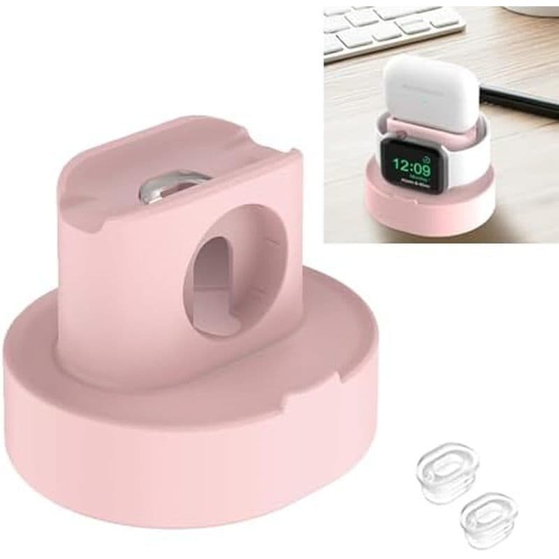 Suporte SOKUSIN Para Carregador Apple Watch-iWatch AirPod 2 Em 1 De Carregamento Compatível Com Todas As Séries 10 9 8 U