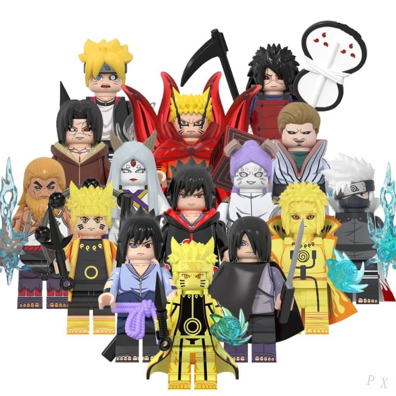 WM6152 WM6153 WM6154 Série de Figuras de Ação de Anime, Coleção de Blocos de Montar NN Toys