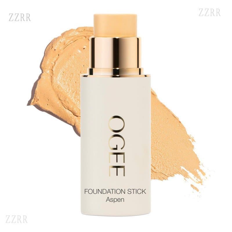 OgeeSculptedComplexionFoundationStick-Aspen1.0W | Tons Quentes e Naturais) Base de Maquiagem de Cobertura Total, Equilib