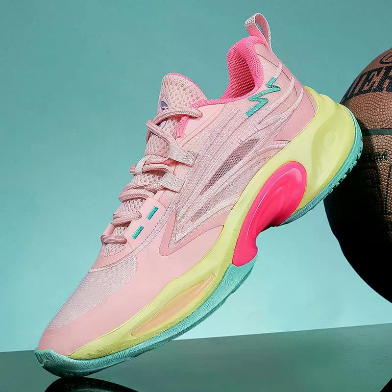 Novos tênis de basquete respirável antiderrapante combate real sapatos esportivos tênis profissionais t