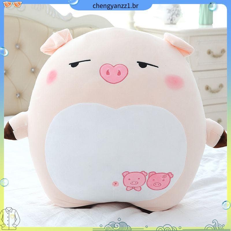 Porco boneca travesseiro boneca brinquedo de pelúcia travesseiro de dormir bonito Piggy longo travesseiro preguiçoso pre