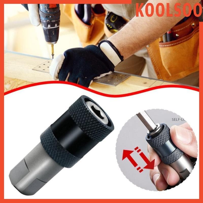 [Koolsoo] Adaptador De Bits De Chave De Fenda Suporte Mudança Rápida Haste Hexagonal Leve De 6.35 Mm