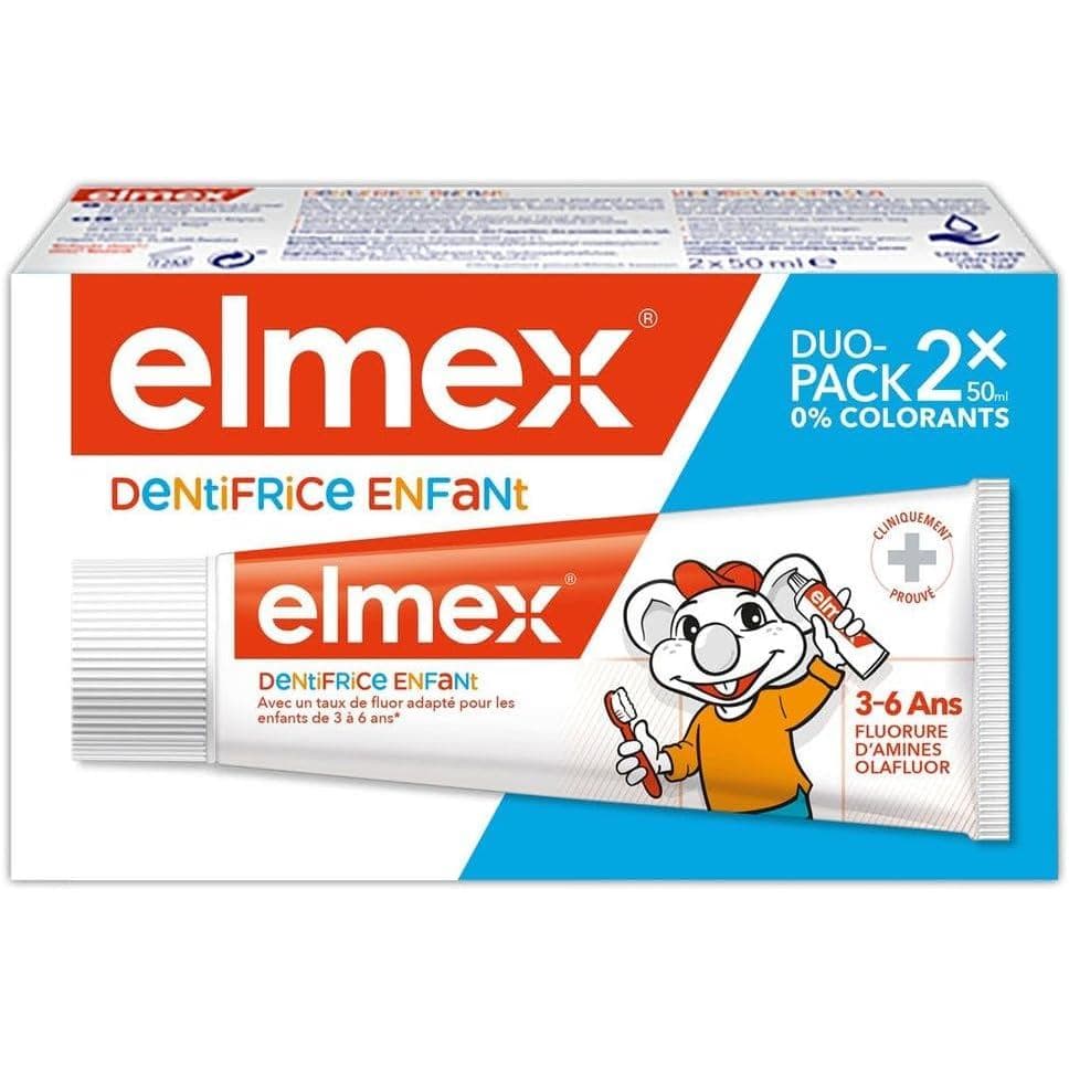 Pasta de Dente Infantil Elmex 2 X 50Ml