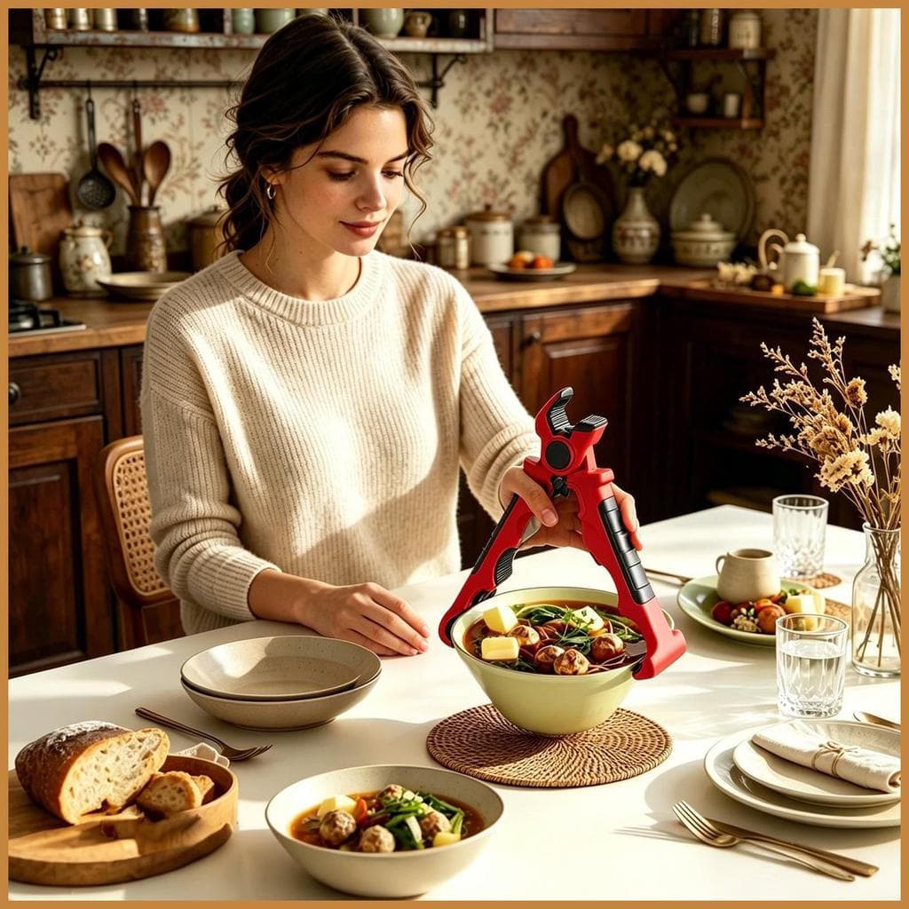Pinças para alimentos quentes, usadas para segurar utensílios de cozinha e pratos antiderrapantes, adequadas para bancad