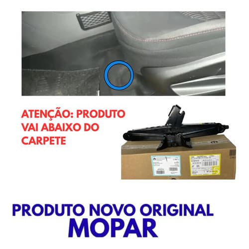 Macaco Mecanico Sanfona Toro Rampage Original Mopar 52051075