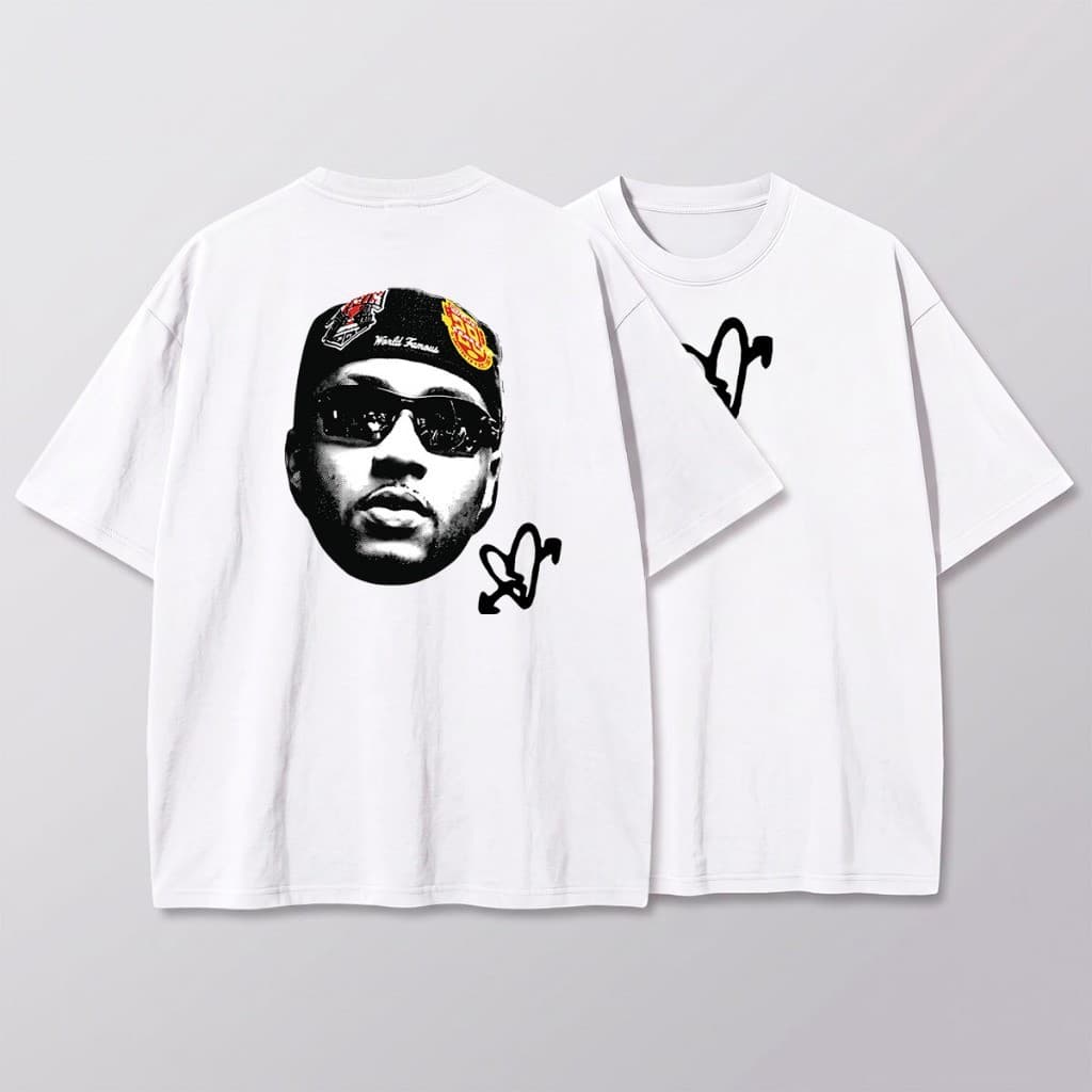 Camiseta Orochi Rap Trap Estampada Masculina Unissex em Algodão Streetwear Manga Curta Dia a Dia