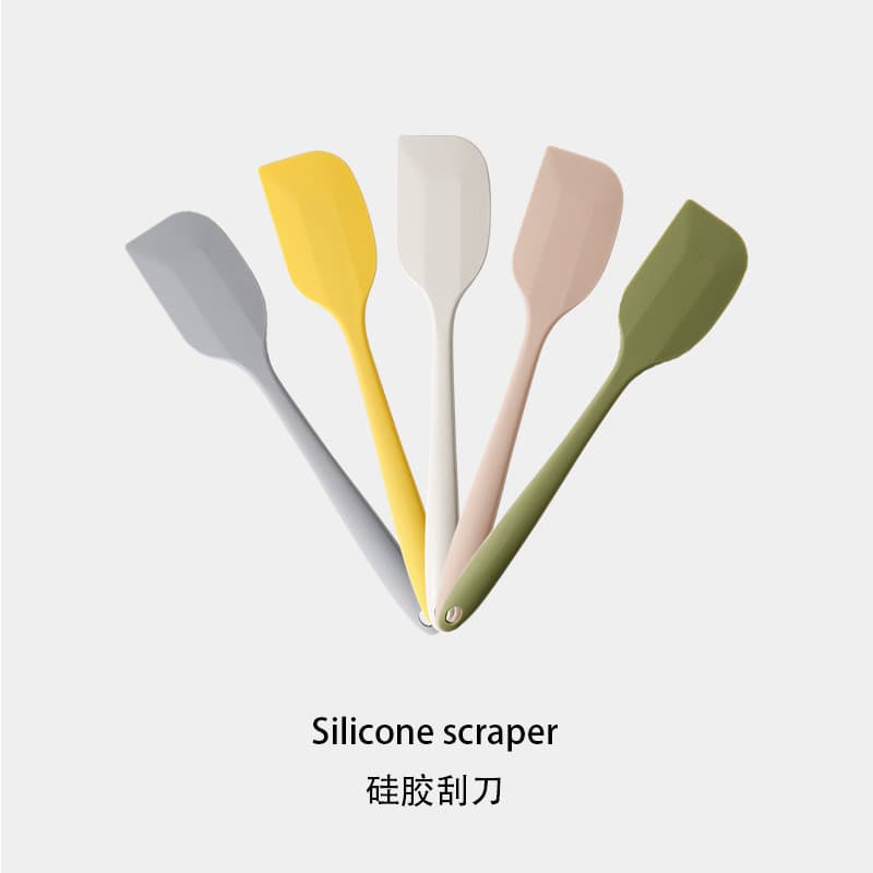 Espátula de Silicone resistente a altas temperaturas, espátula integrada, espátula dedicada para bolo, creme, ferramenta