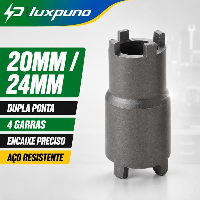 Kit Chave Dupla Castelo Bomba De Óleo Contra 20/24mm Titan 125 Fan 125 Titan 150