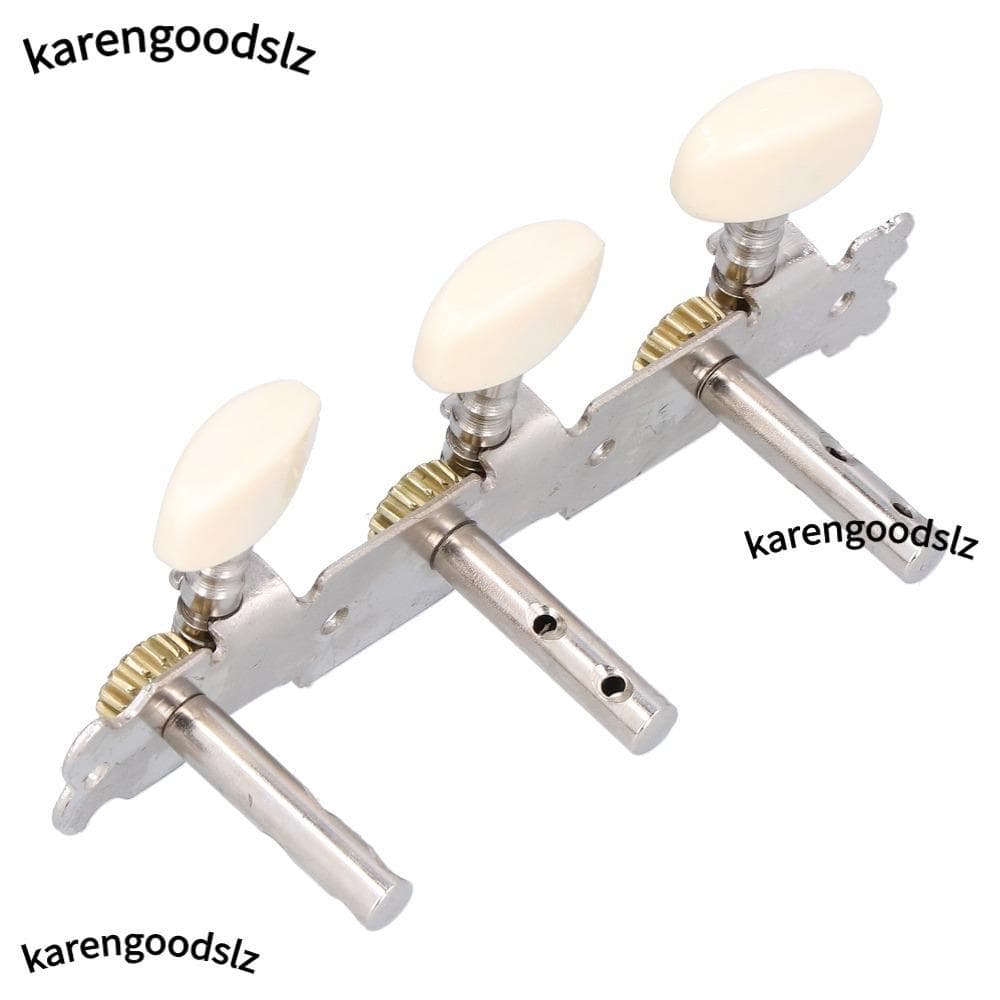 Pegs De Afinação De Guitarra KARENGOODS , Plástico E Metal 3R 3L | Cabeças , Pinos De Afinador Prateados