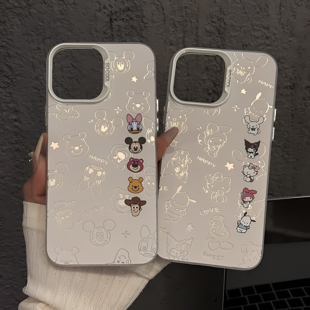Disney Mickey Capinha Capa Redmi Note 15 14 13 12 11 12C 13C A5 POCO X6 X5 X7 F6 Pro Silicone Fosca Anti-impacto