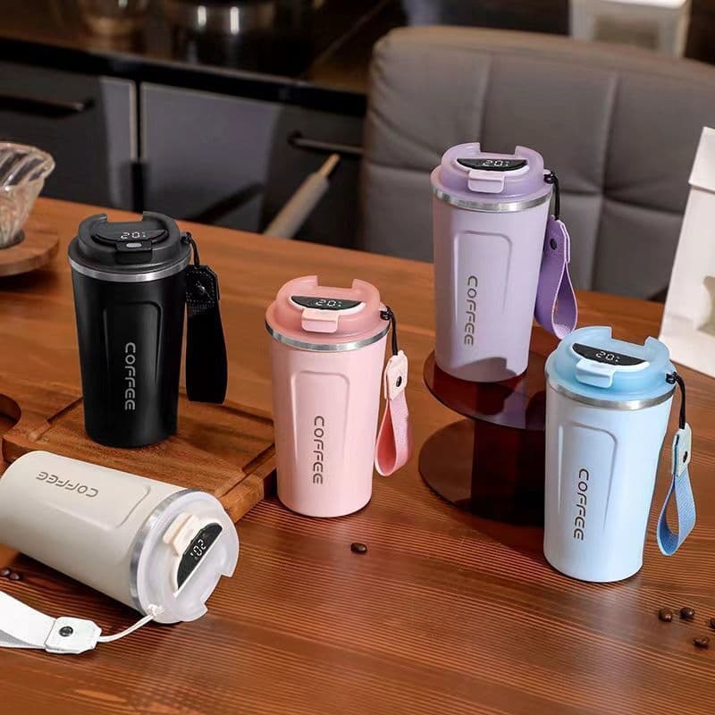 Estoque pronto Simples 304 aço inoxidável acompanhando verão copo térmico copo de armazenamento frio xícara de café carr
