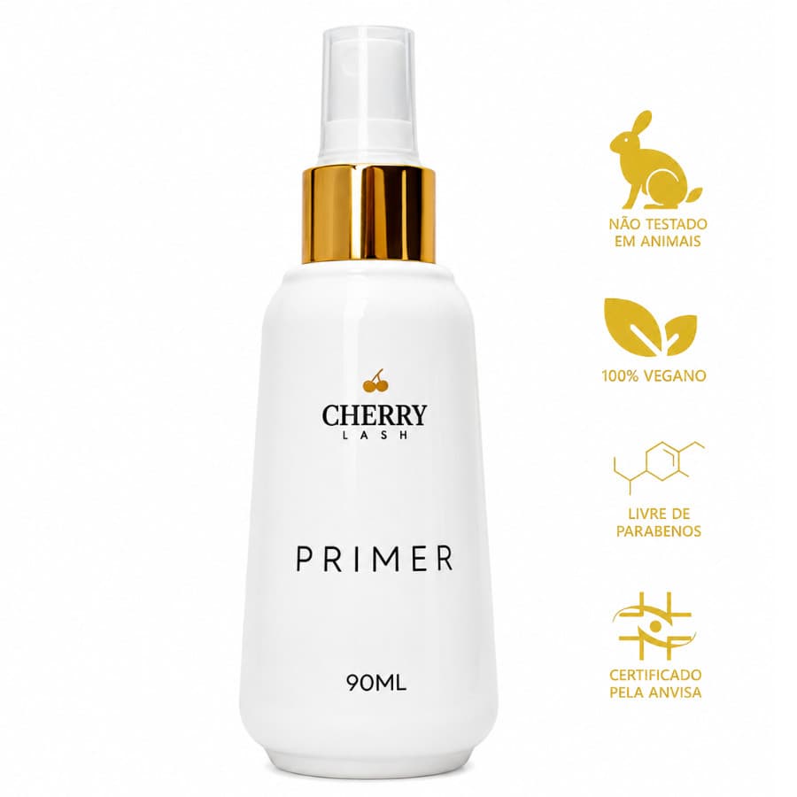 Primer Cherry Extensão De Cílios Extensao Cilios Fio Volume Adesivo Cola Alongamento Retenção Russo
