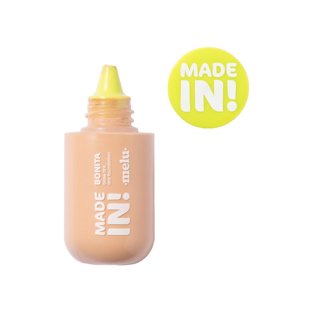 Base Tint Melu Ruby Rose 30ml RRM302 Foundation Made In Cobertura Leve Natural