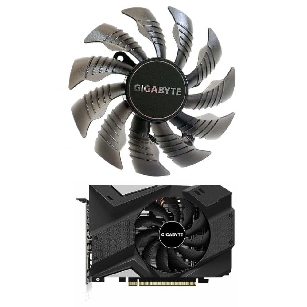 Novo ventilador de placa gráfica Gigabyte RTX2060 2070 GTX1660 MINI ITX com diâmetro de 88 furos 42