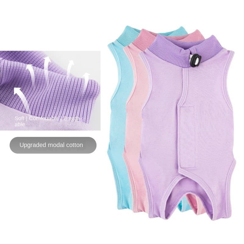 Roupas De Esterilização Para Gatos , Pós-Operatórias Femininos Desmame De Recuperação , Respiráveis anti-Lamber , Finas