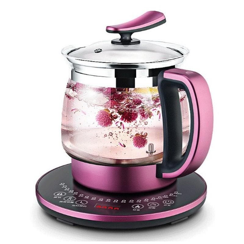 Chaleira elétrica Chaleira de saúde doméstica de vidro espessado totalmente automático Bule de flores Chaleira elétrica