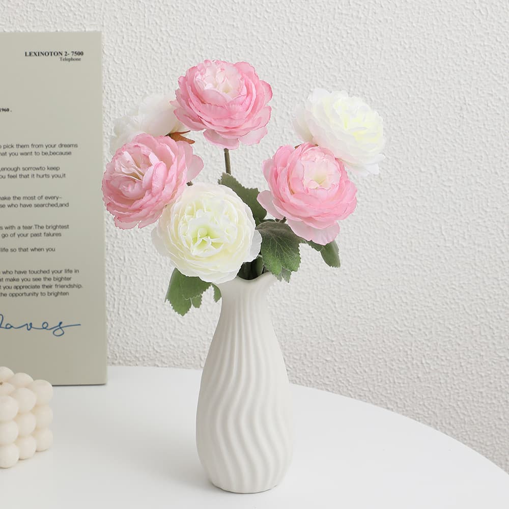 Rosa Artificial, Flor Falsa para Decoração de e Casamento 9AZV
