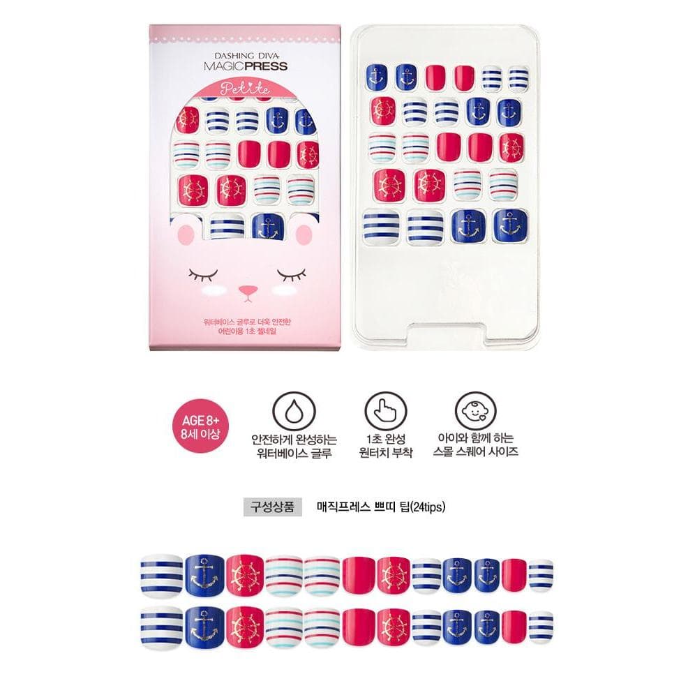Crianças usam unhas/vem com adesivos diva adesivos de unhas novo estilo destacável acabado Manicure unhas falsas menina