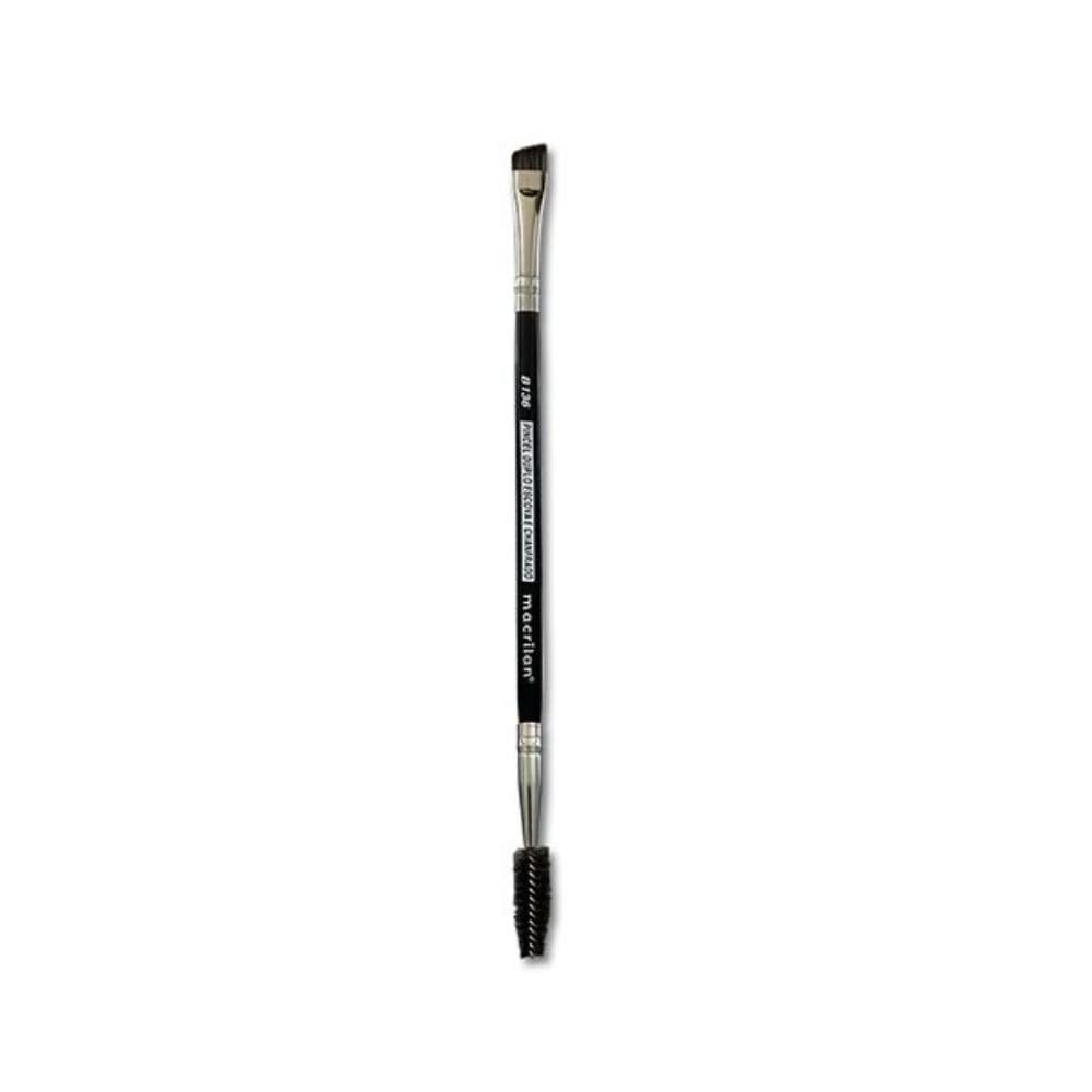 Pincel Duplo Escova e Chanfrado B136 - Linha Black Macrilan