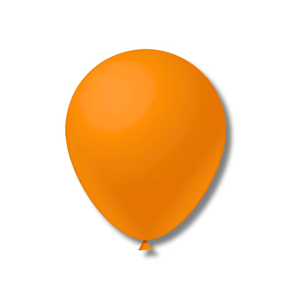 Balão Bexiga Festa Liso 5 Polegadas 50un Festball Laranja