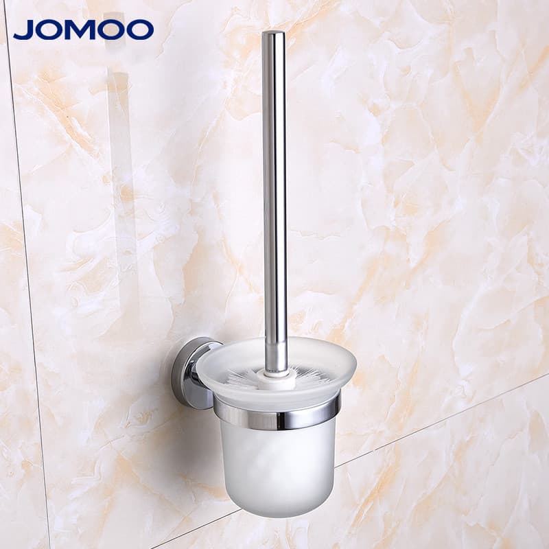 JOMOO Jiumu Escova sanitária para vaso sanitário, escova para limpeza de vaso sanitário, cabo longo, escova para vaso sa