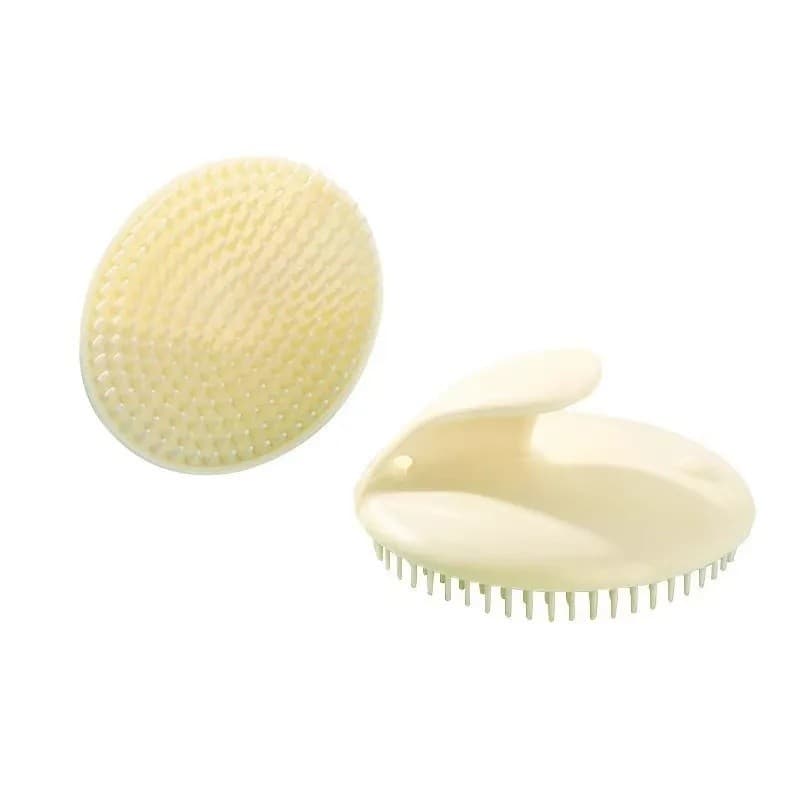 Escova de Massagem Portátil para Limpeza de Pele e Cabelo, em PE de Grau Alimentício, para Uso no Chuveiro - Mais Vendid