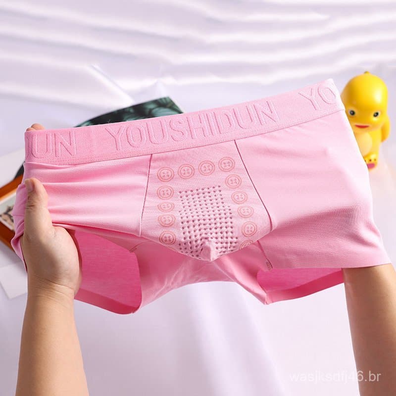 Moda Masculina Roupa Interior Esportiva Respirável Boxers Cuecas De Cintura Baixa