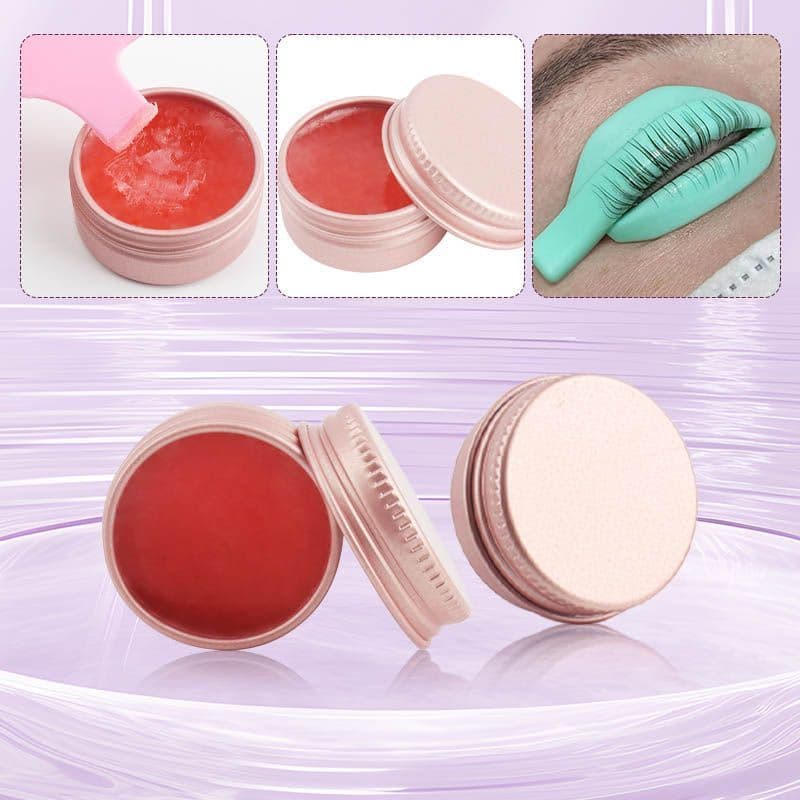 ❤Novidades❤❤ Sabor morango 10g proteína cílios perm cola formaldeído-livre creme sólido cílios perm cola sólida cílios p