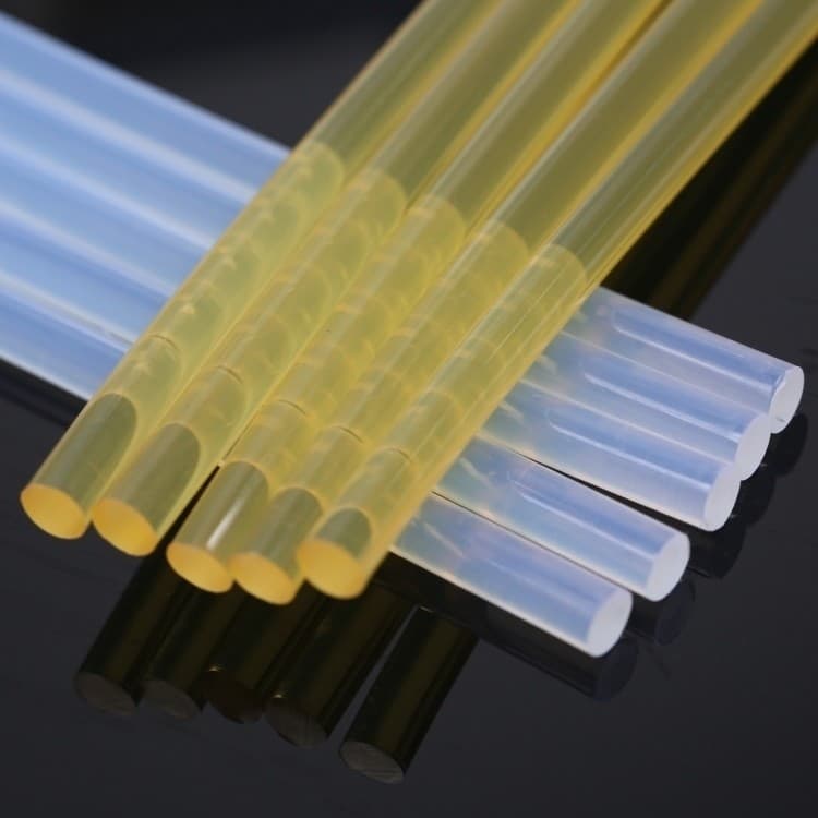 Acessórios de cabelo DIY feitos à mão bastão adesivo de derretimento quente tira adesiva de tamanho pequeno após derrete